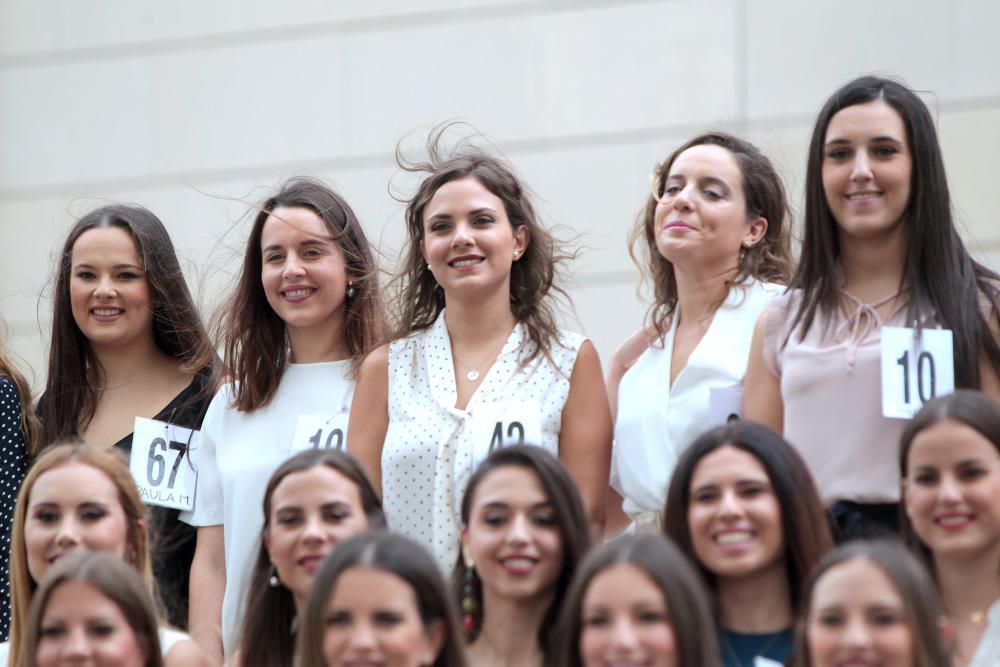 La aspirantes a fallera mayor de València visitan el IVAM