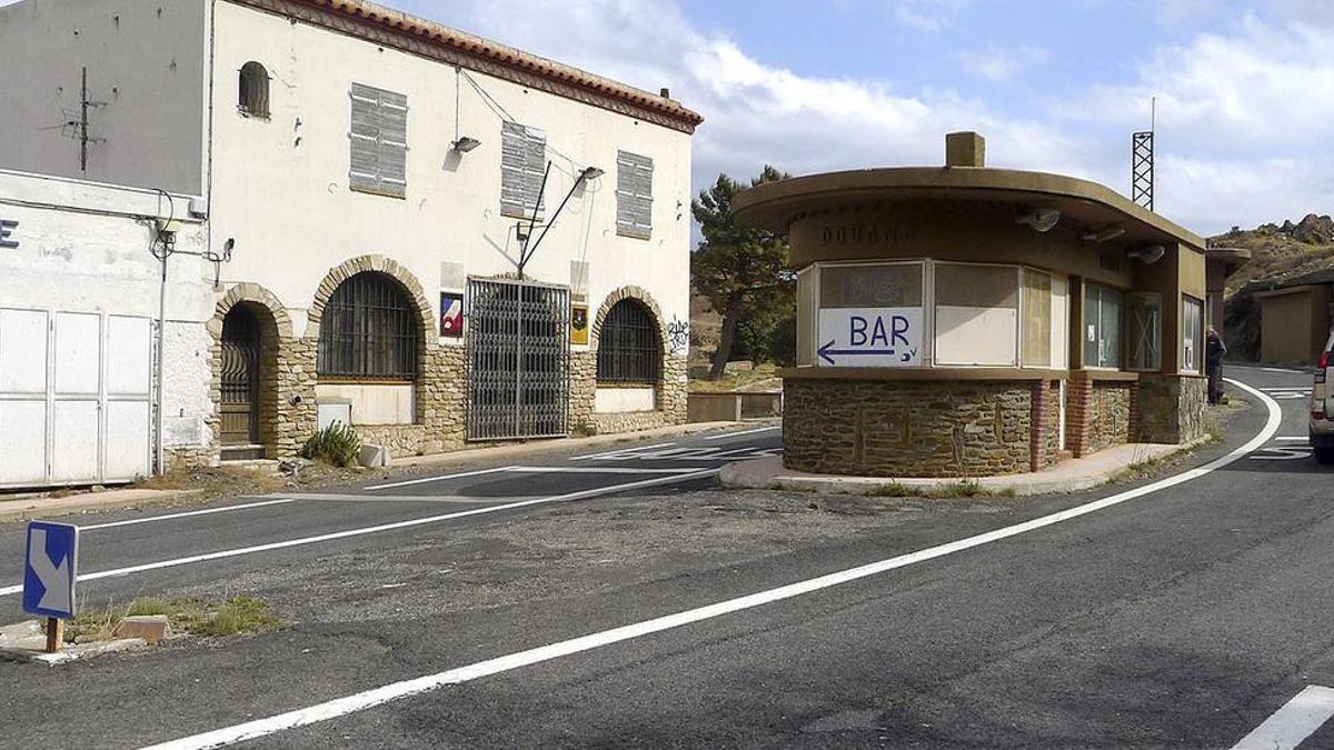 L'entrada a Portbou des de França.