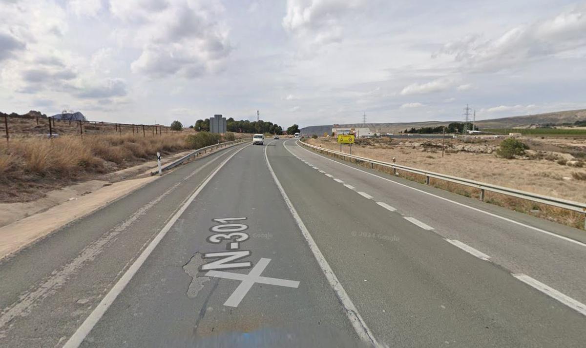 Carretera nacional 301, kilómetro 357.
