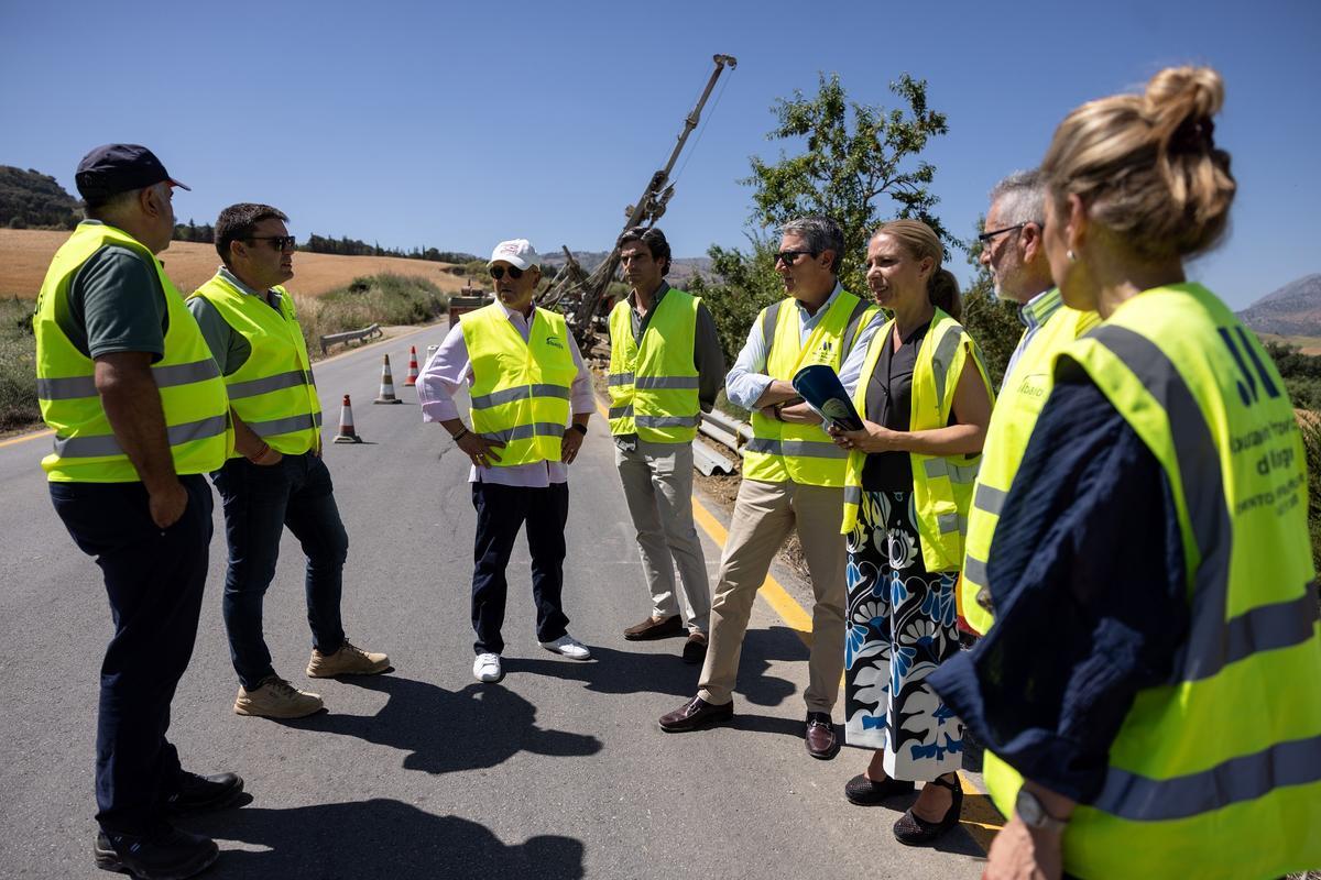 La Diputación acomete una de las inversiones más importantes en las carreteras de la comarca de Ronda.