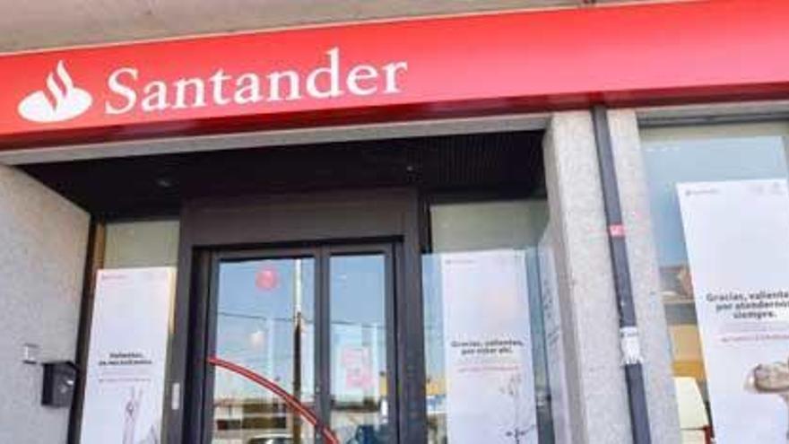 Sucursal del Banco Santander.