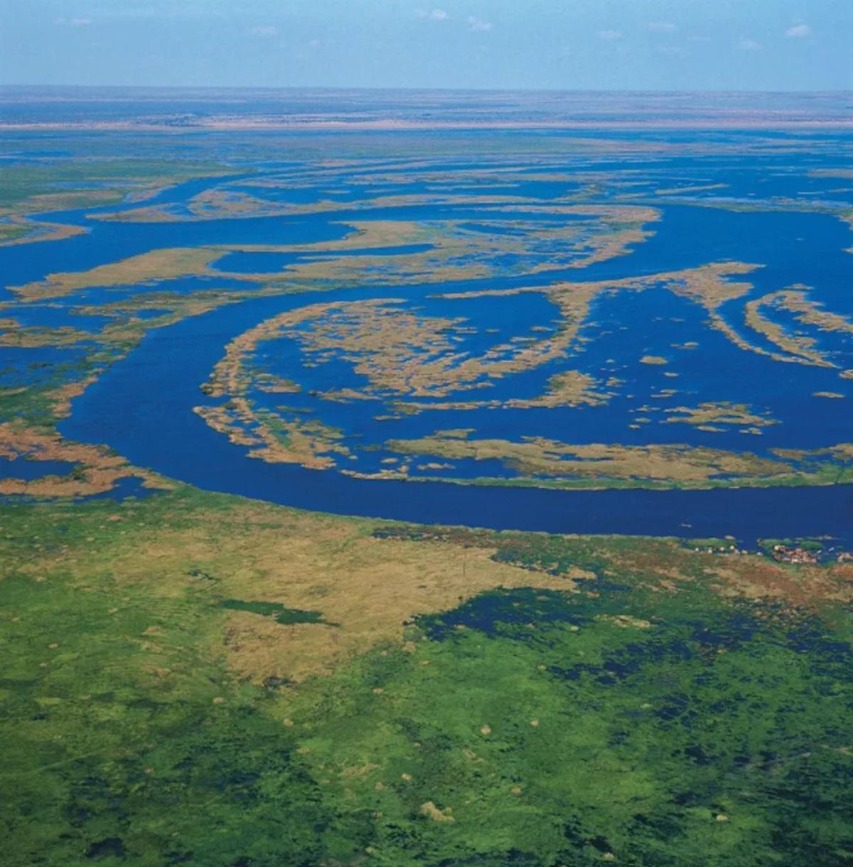 Humedales del rio Kafue en Zambia