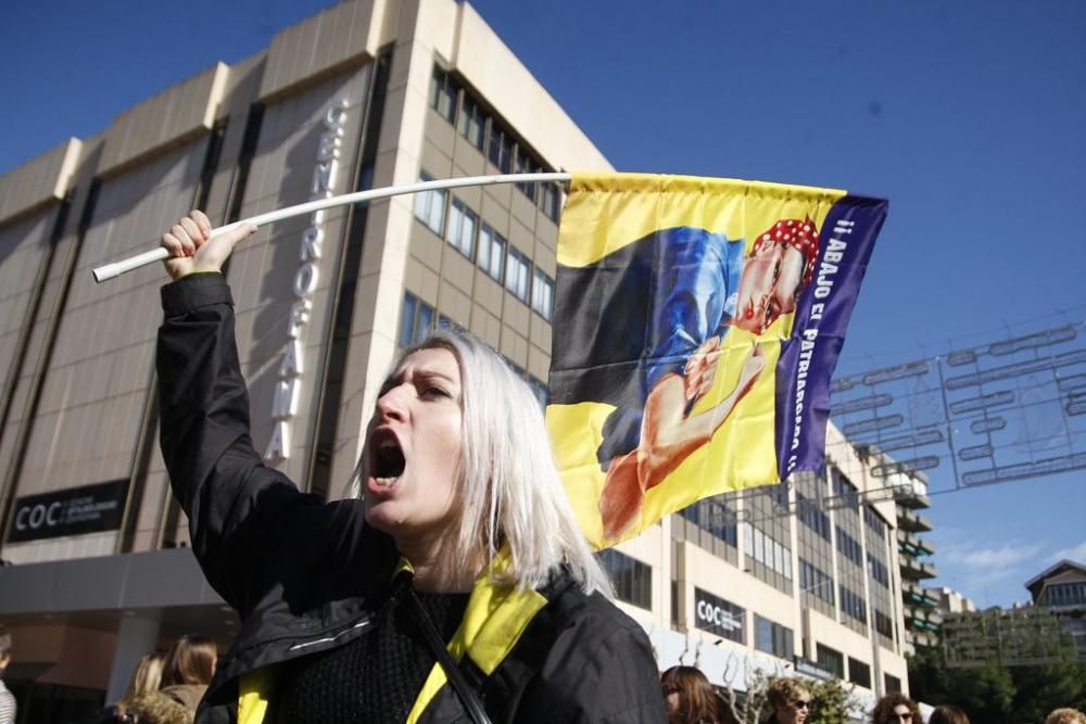 Manifestación en Murcia por el día contra la violencia de género