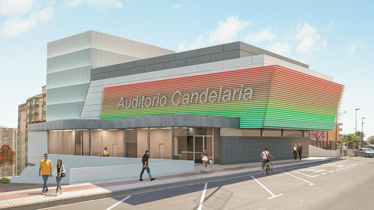 Infografías del Auditorio Municipal de Candelaria