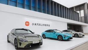 Xiaomi launches new electric car Xiaomi SU7 in Beijing