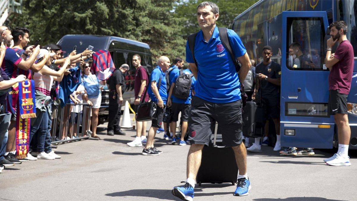 Valverde y sus jugadores viajarán un día antes par el Eibar-Barça