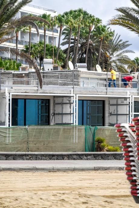 OBRAS ILEGALES CERCA DE LA CHARCA DE MASPALOMAS