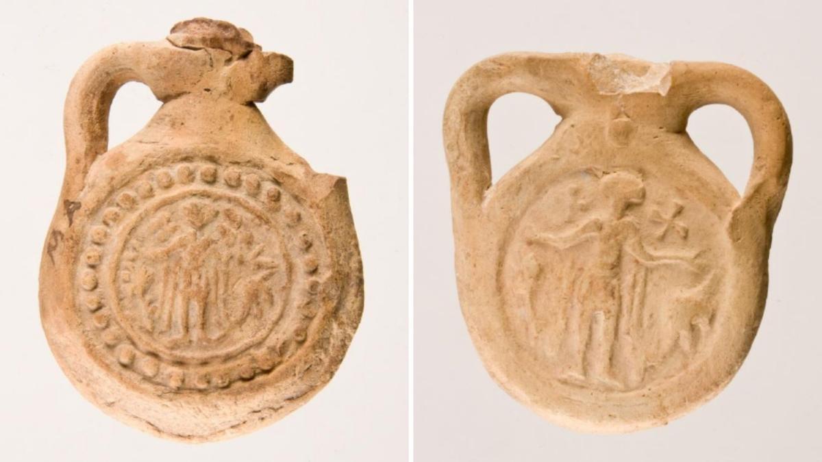 Dos de las 'ampullas' que conserva el Museo Cerralbo.