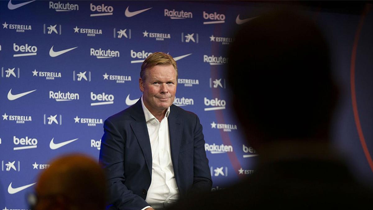 Koeman: "A Messi le queda un año de contrato"