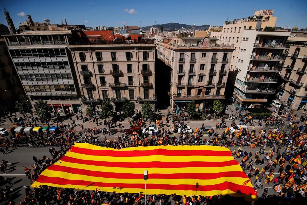 Manifestación de Sociedad Civil Catalana