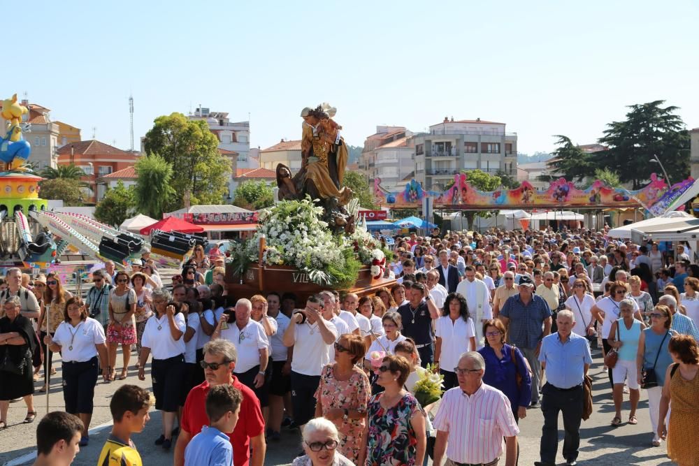 Procesión de la Virgen del Carmen 2017 en Arousa