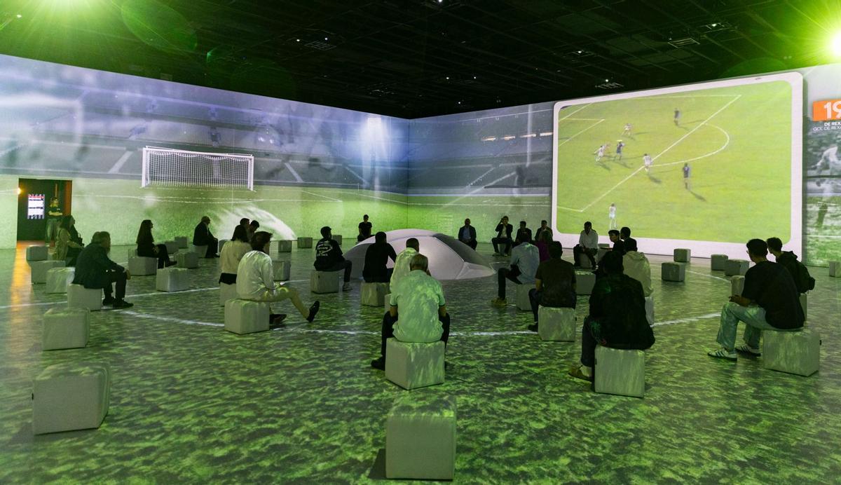 La sala dels '125 gols', la gran atracción de 'Pioners'