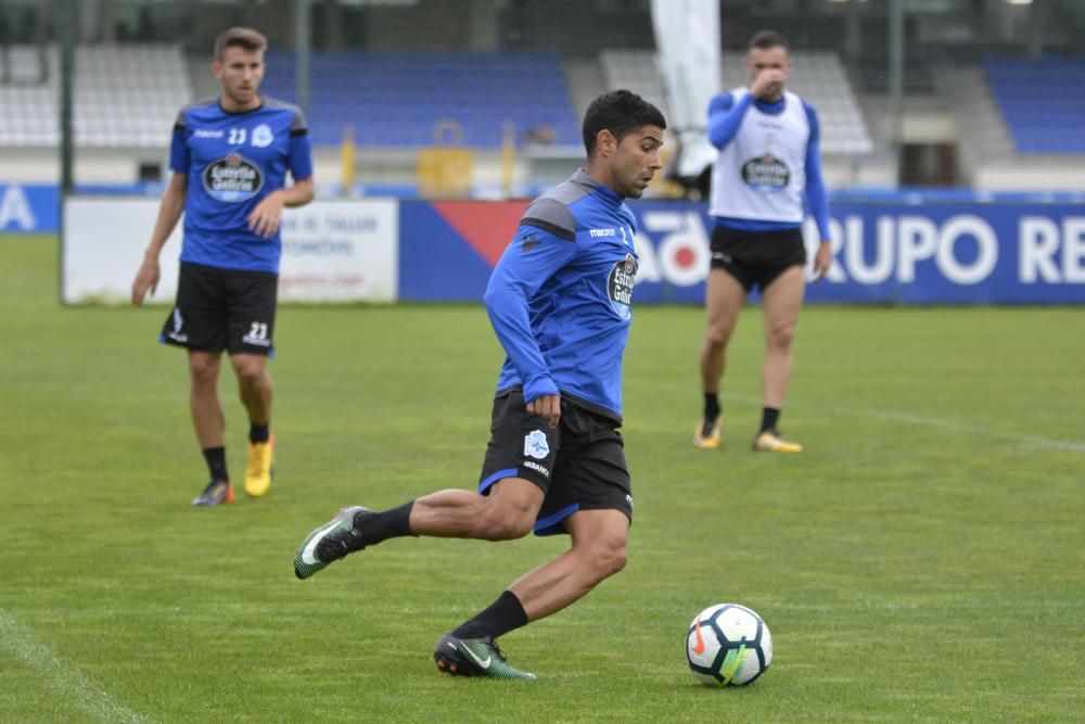 Primera sesión de la semana en Abegondo