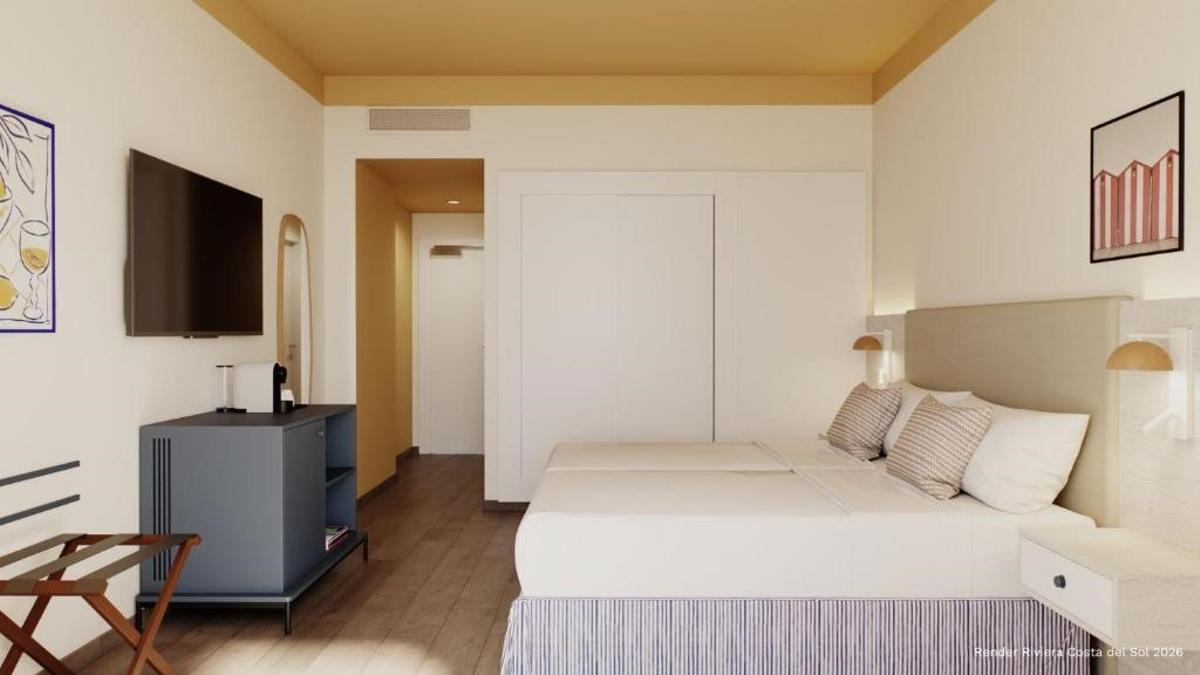 Un render de l’Hotel Riviera de Benalmádena.