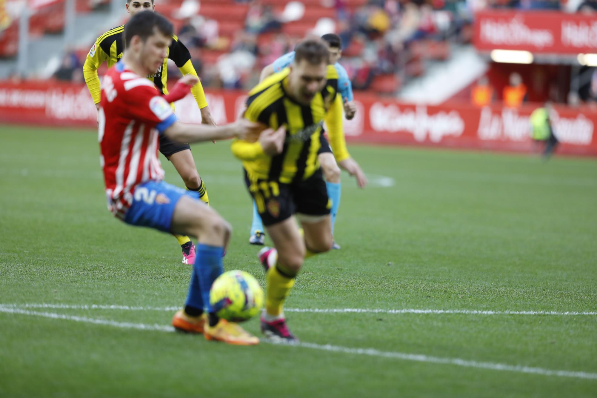 EN IMÁGENES: El encuentro entre el Sporting y el Real Zaragoza