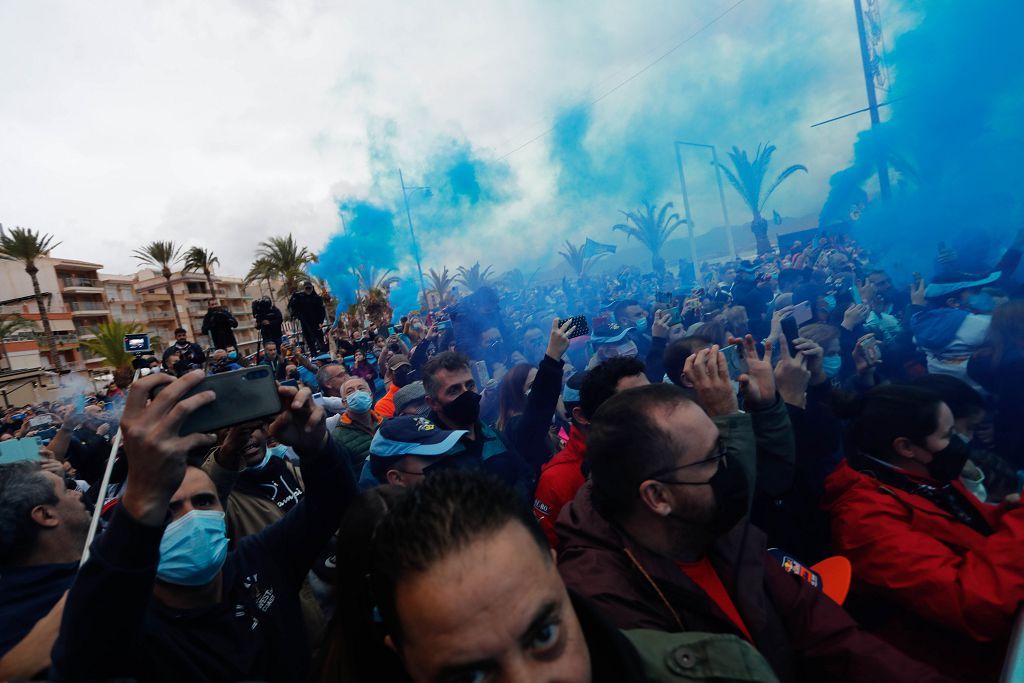 Pedro acosta en el Puerto de Mazarrón