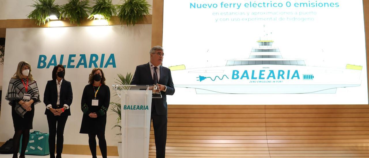 Adolfo Utor, presidente de Balearia explica los detalles del proyecto