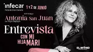 Antonia San Juan presenta "Entrevista con mi hija Mari" en Las Palmas de Gran Canaria