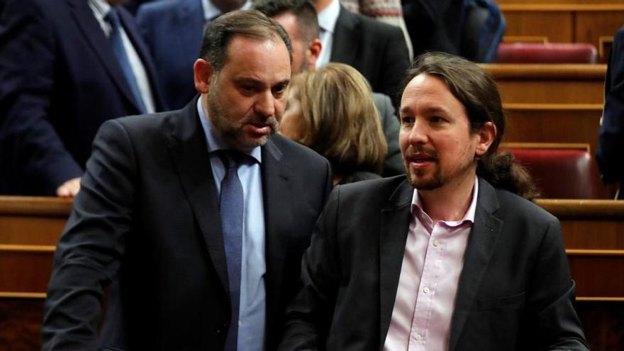 Pablo Iglesias y José Luis Ábalos.