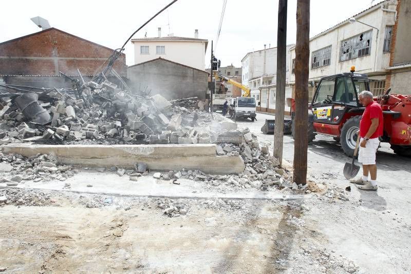 Imágenes del incendio en Alcañiz