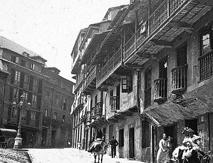 La plaza del Sol en 1920.