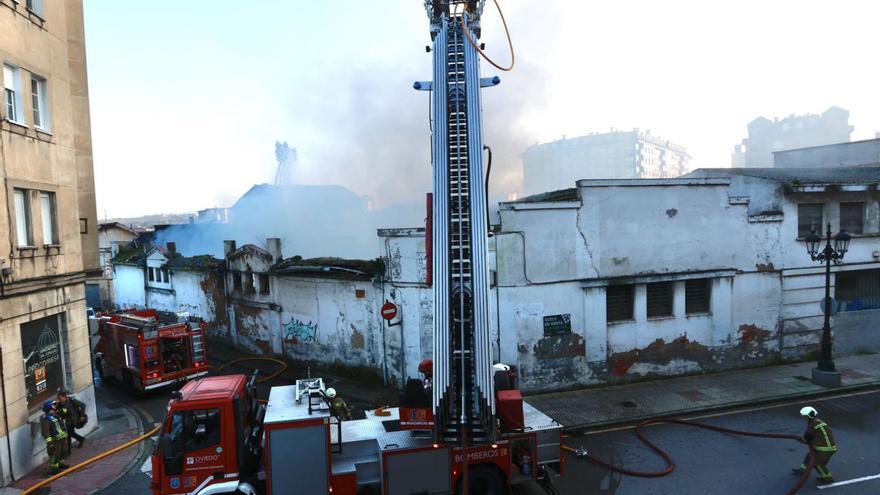 La Policía sospecha que los reiterados incendios en las naves de Ciudad Naranco (Oviedo) son intencionados