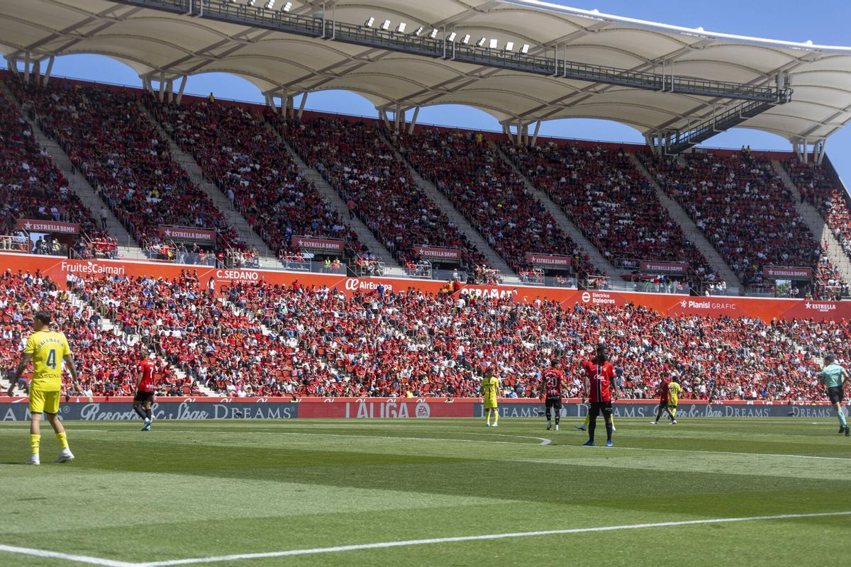Un gol de Muriqi permitió al equipo bermellón sumar un punto muy importante