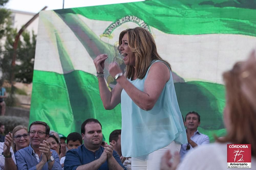 Mitin de Susana Díaz en Córdoba.