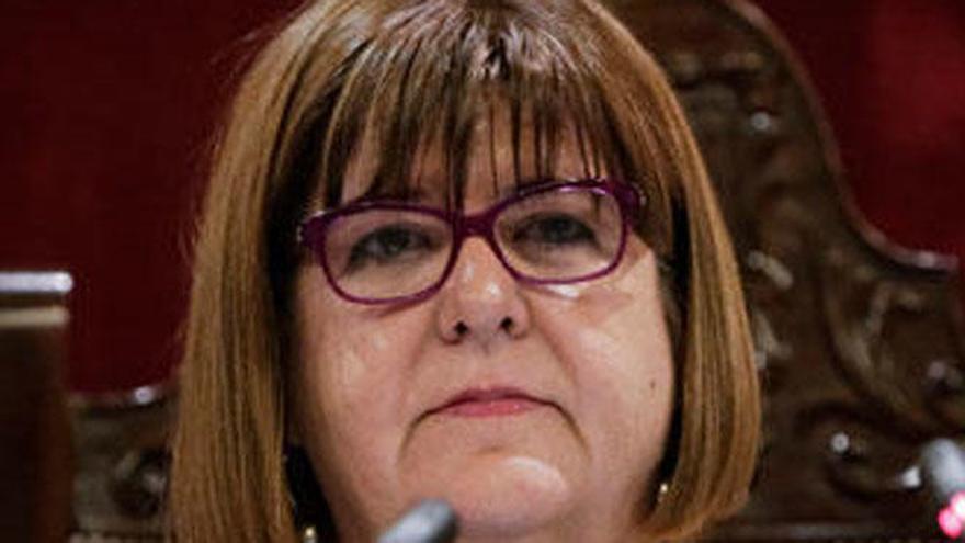 Xelo Huertas, presidenta del parlamento balear.