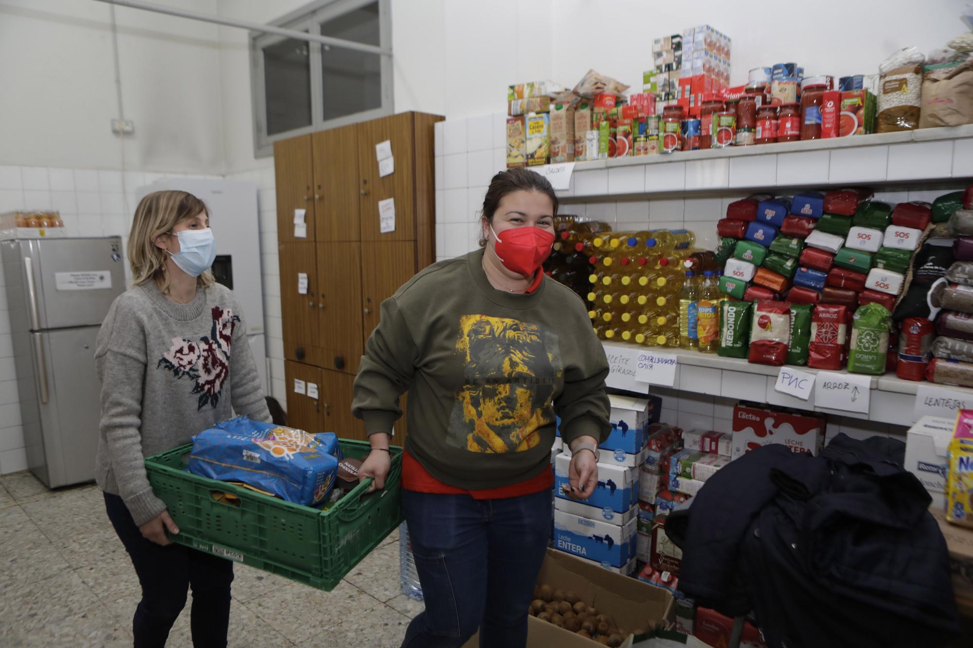 La llegada de los refugiados ucranianos al colegio San José de Sotrondio