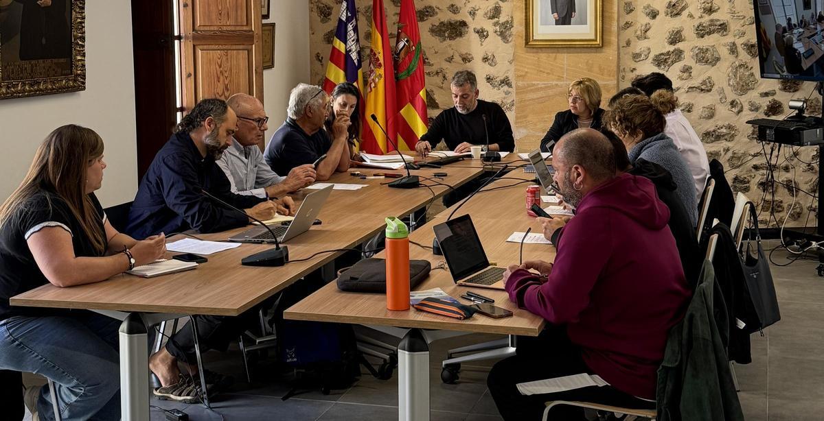 Otro momento del pleno celebrado este viernes en Sencelles