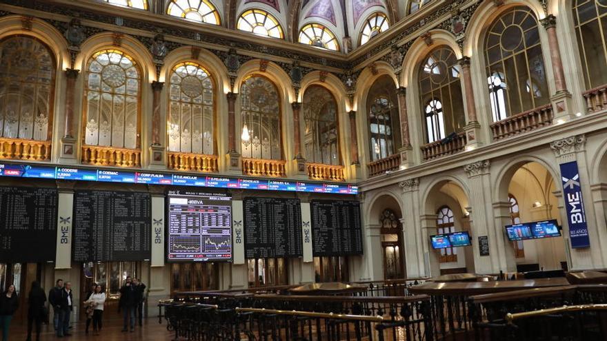 Bolsa de Madrid.