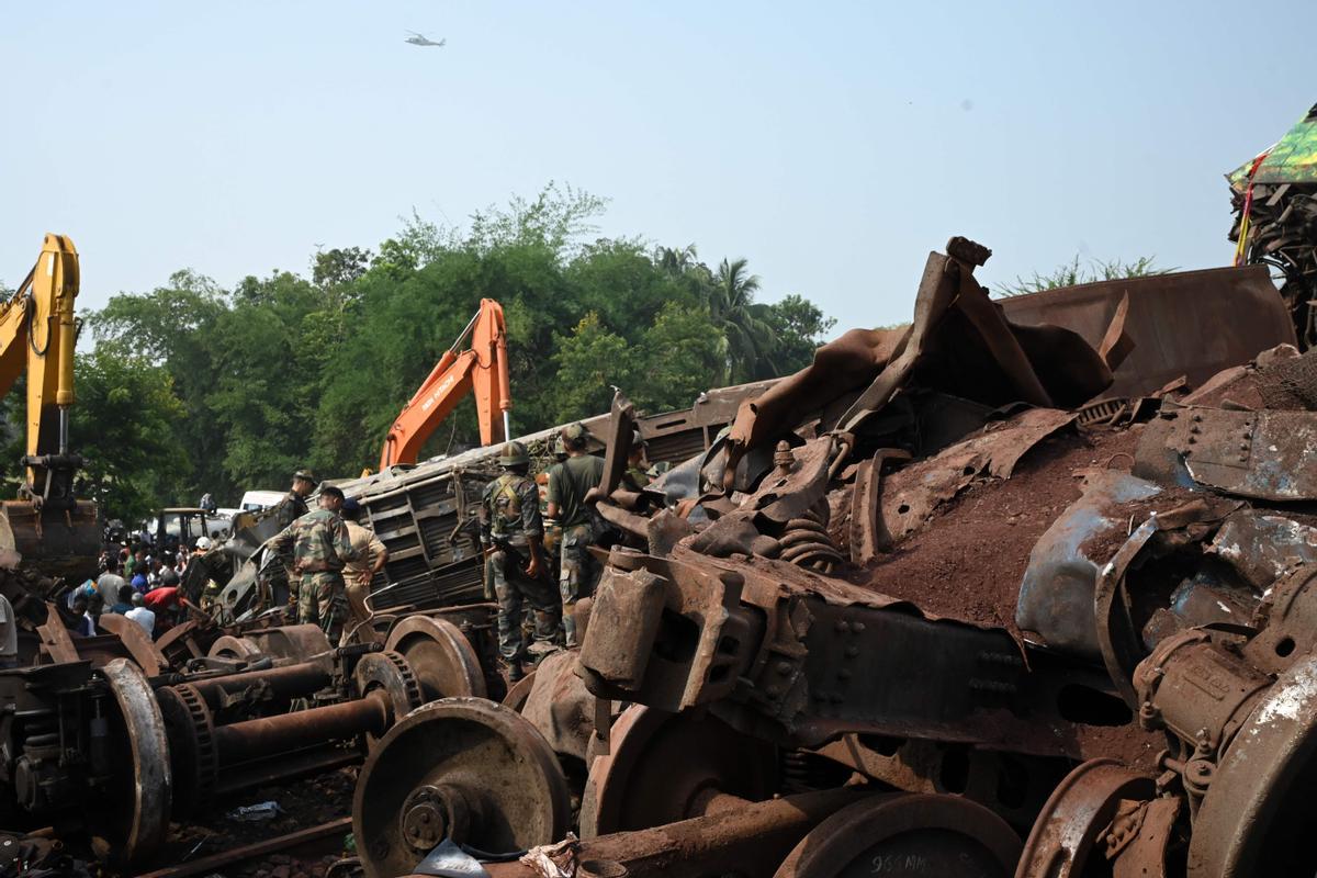 Accidente mortal de tren en la India