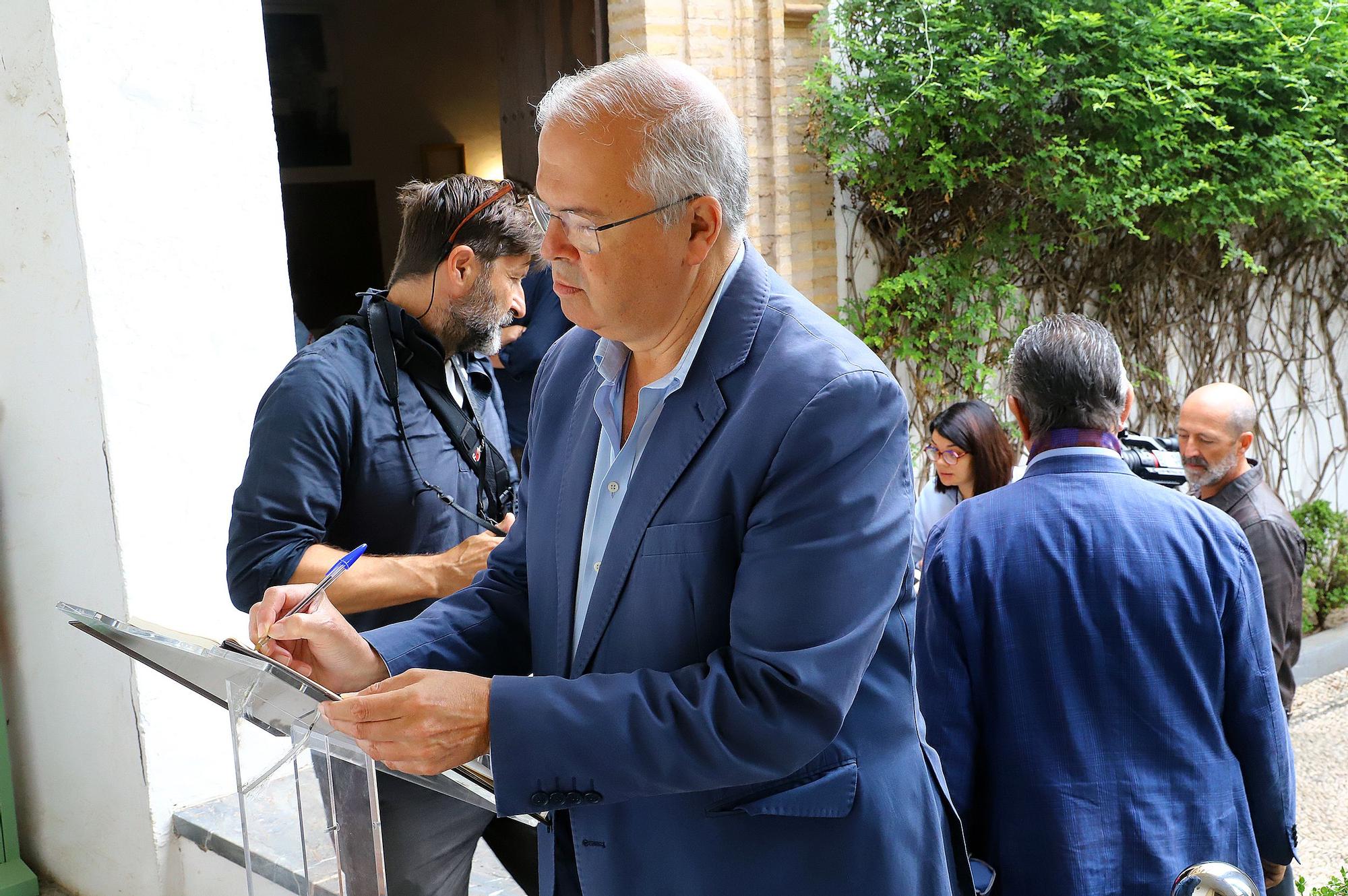 Despedida al escritor Antonio Gala en su fundación