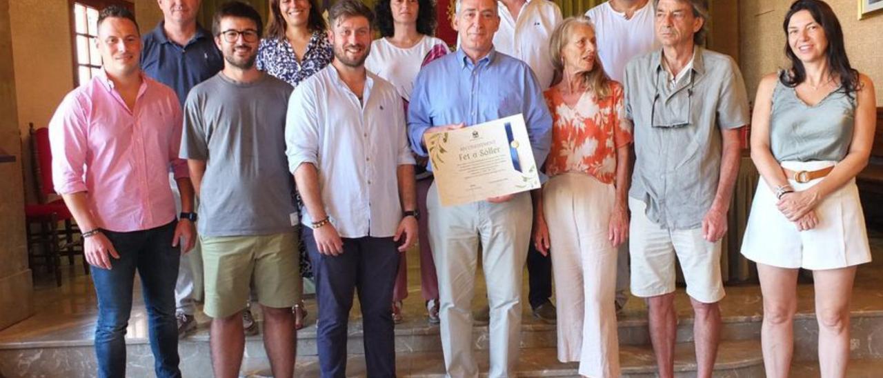 Homenaje a Fet a Sóller en el Ayuntamiento. | JOAN MORA