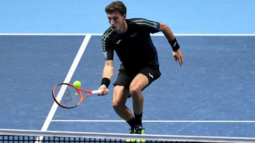 Pablo Carreño, en un partido del Torneo de Maestros de Londres.