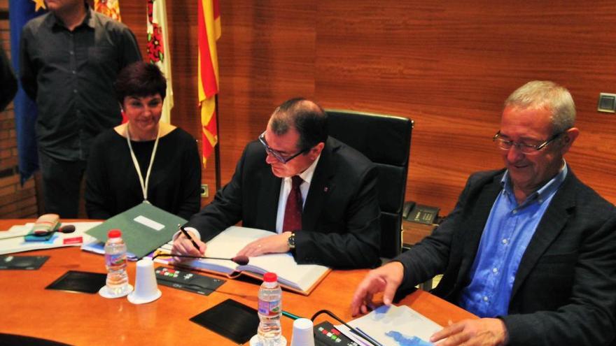 Montse Mindan, Jordi Jané i Carles Pàramo, a Roses.