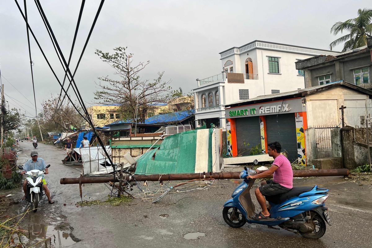 El ciclón Mocha arrasa las costas de Bangladés y Birmania con vientos de más de 200 km por hora