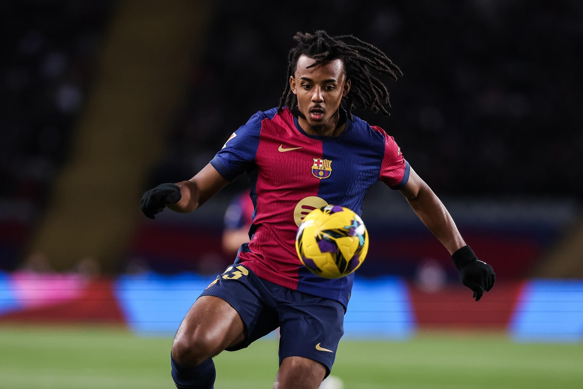 El defensa del FC Barcelona Jules Koundé, en LaLiga 2024-2025.