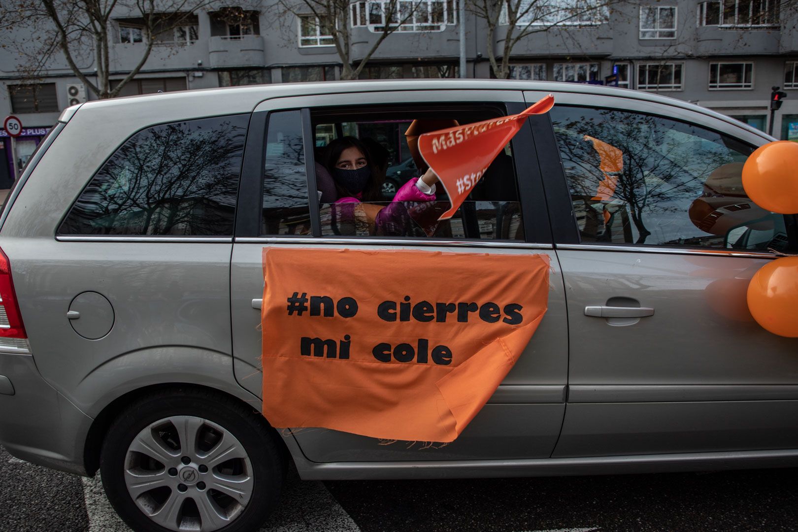 GALERÍA | Así se ha desarrollado en Zamora la manifestación en coche contra la Ley Celaá