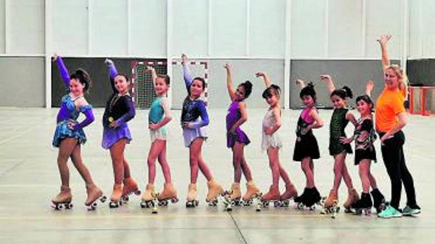 Bona actuació de les patinadores del Club Patí Avinyó al Torneig de Patinatge Clubs de Catalunya | ARXIU PARTICULAR