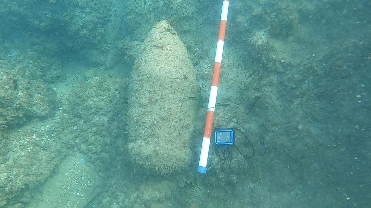 El obús ha permanecido más de 70 años enterrado