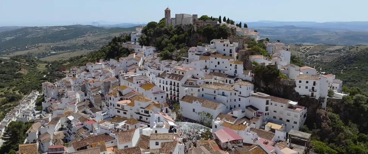 Panorámica del pueblo de Casares