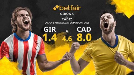 Girona vs. Cádiz: horario, TV, estadísticas, clasificación y pronósticos