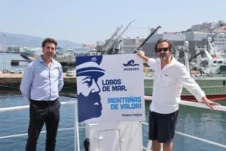 Pedro Feijoo colabora con Pereira con el lema «Lobos de mar, montañas de valor»