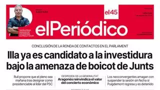 La portada de EL PERIÓDICO del 7 de agosto de 2024