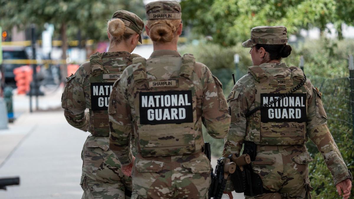 Unidades de la Guardia Nacional en Washington D.C.