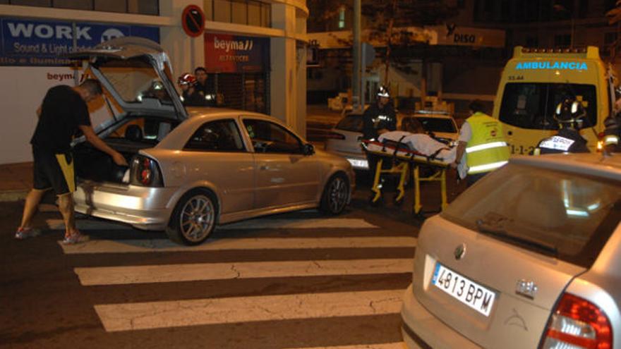 Uno de los heridos anoche. | marrero