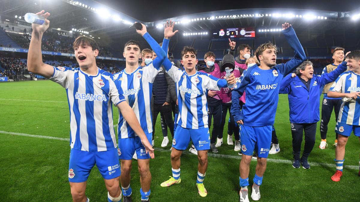 El Dépor golea 5-1 al Maccabi Haifa en la Youth League