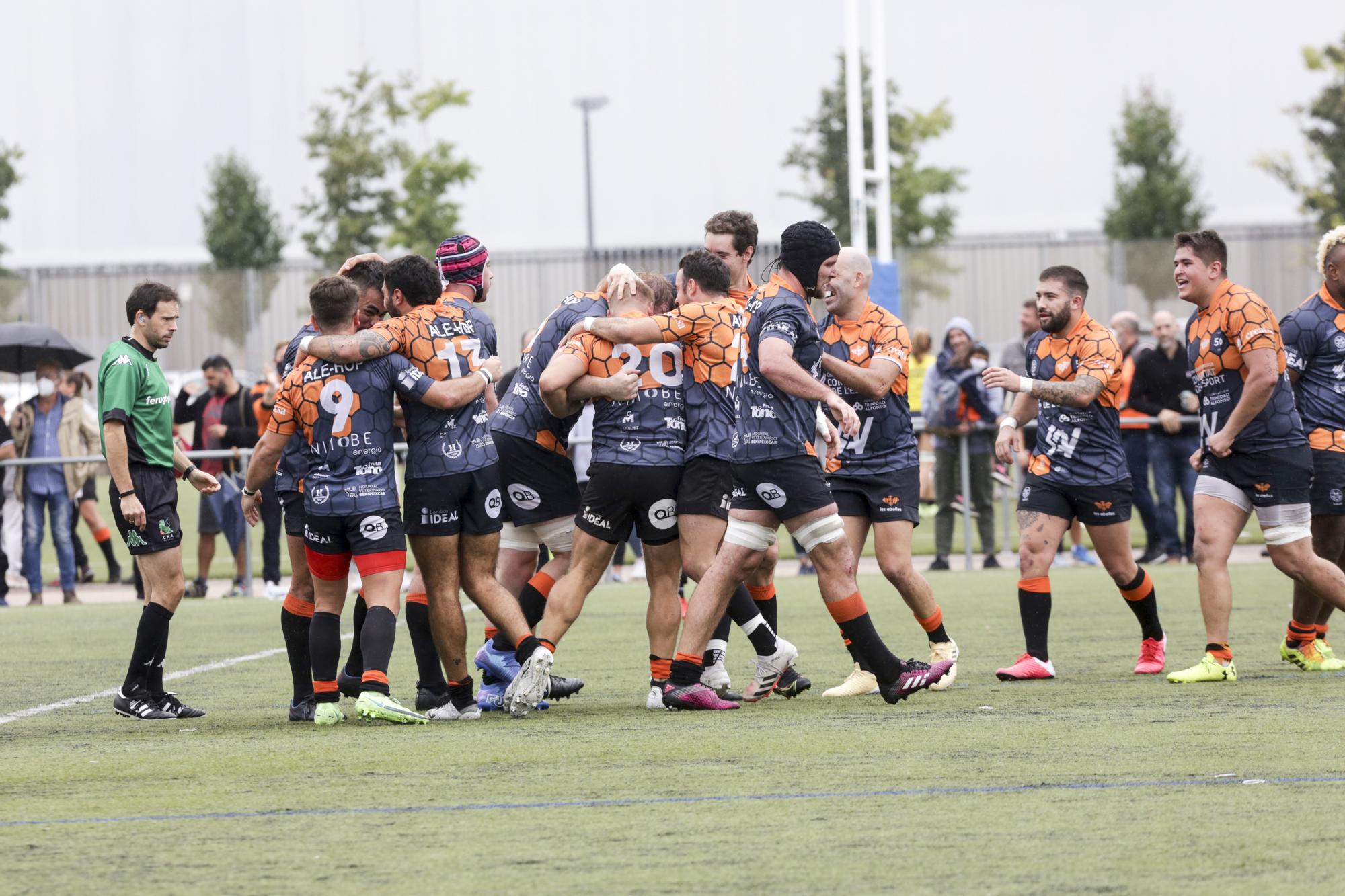 Primera victoria de Les Abelles en División de Honor de rugby 2021-2022 ante Burgos